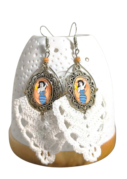 boucles d'oreilles pin-up boucles d'oreilles pin-up