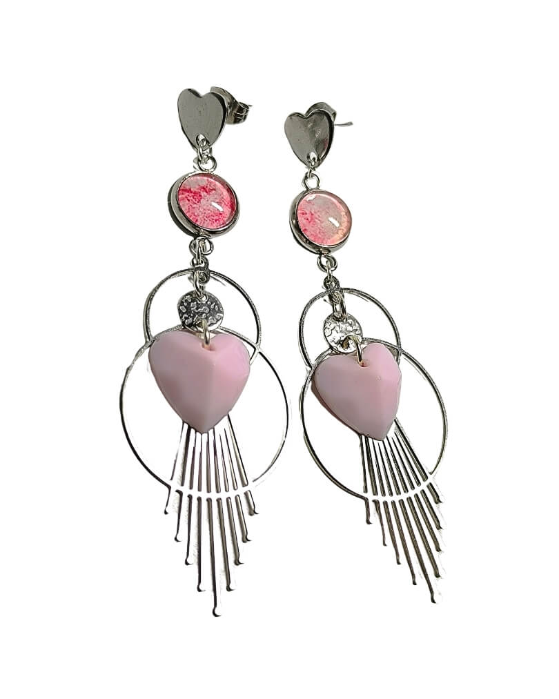 boucles-oreilles-coeur-rose (2) boucles d'oreilles les valentines